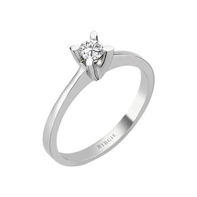 Bague solitaire diamant 0,20 carat