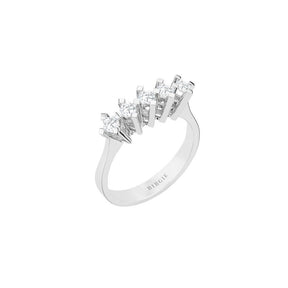 0.41 Carat Diamond 5 Stone Engagement Ring