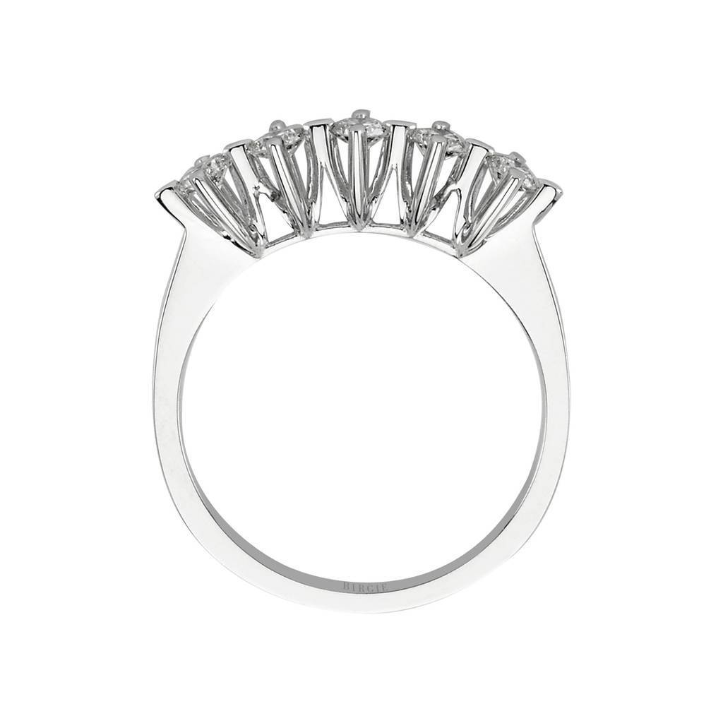 Bague de fiançailles 5 pierres diamant 0,40 carat