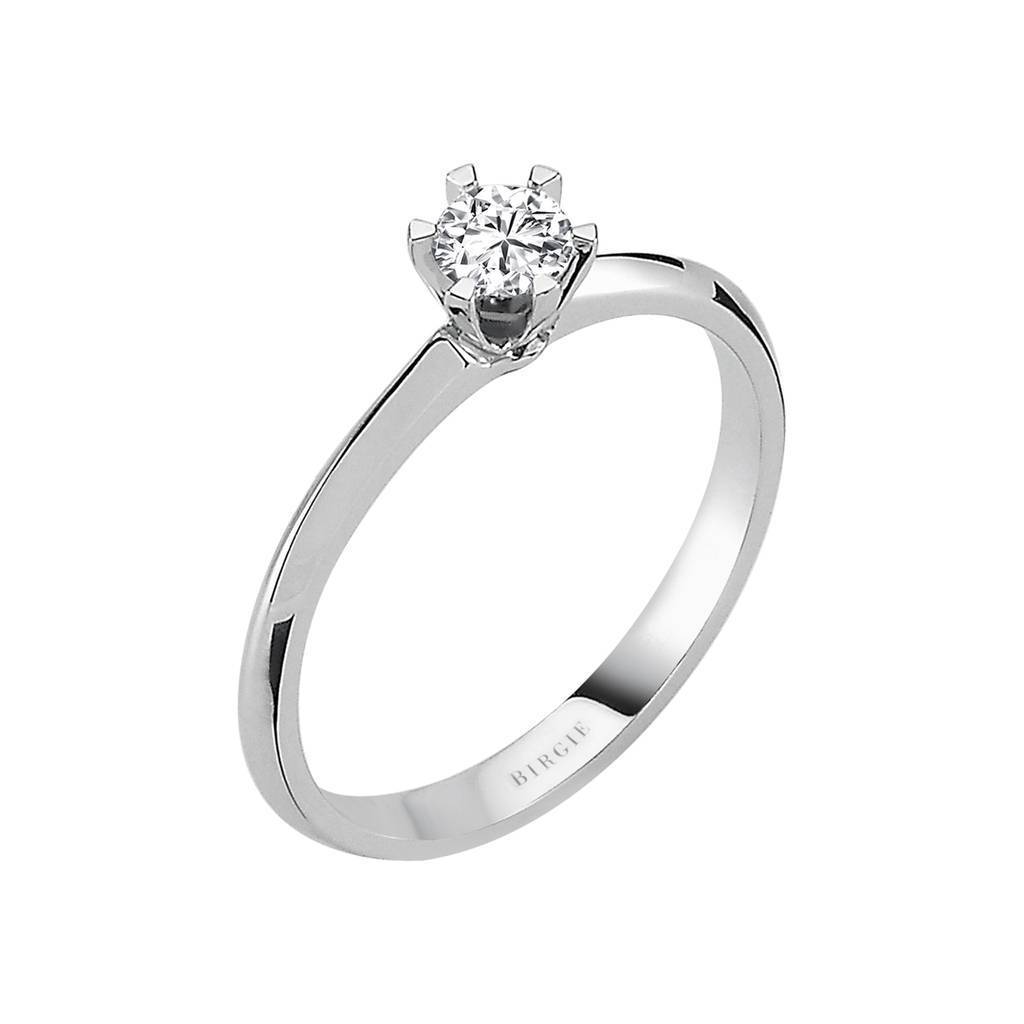 Bague solitaire diamant 0,25 carat