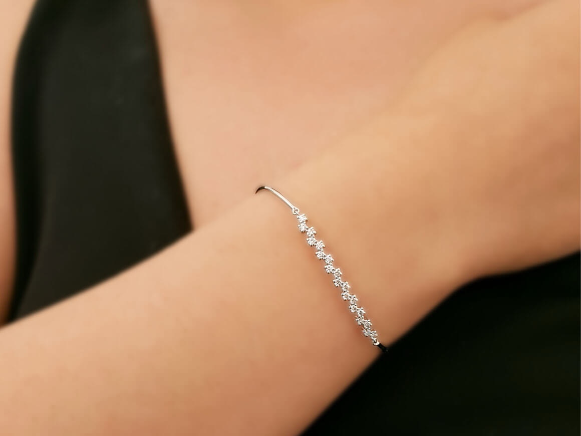 Bracelet tennis diamant