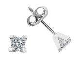 0.41 Carat Diamant Solitaire Ohrstecker