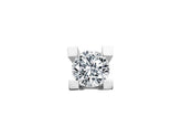 0,38 Carat Diamant Solitaire Herren Ohrstecker