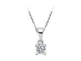 0.21 Carat Diamant Solitaire Halskette