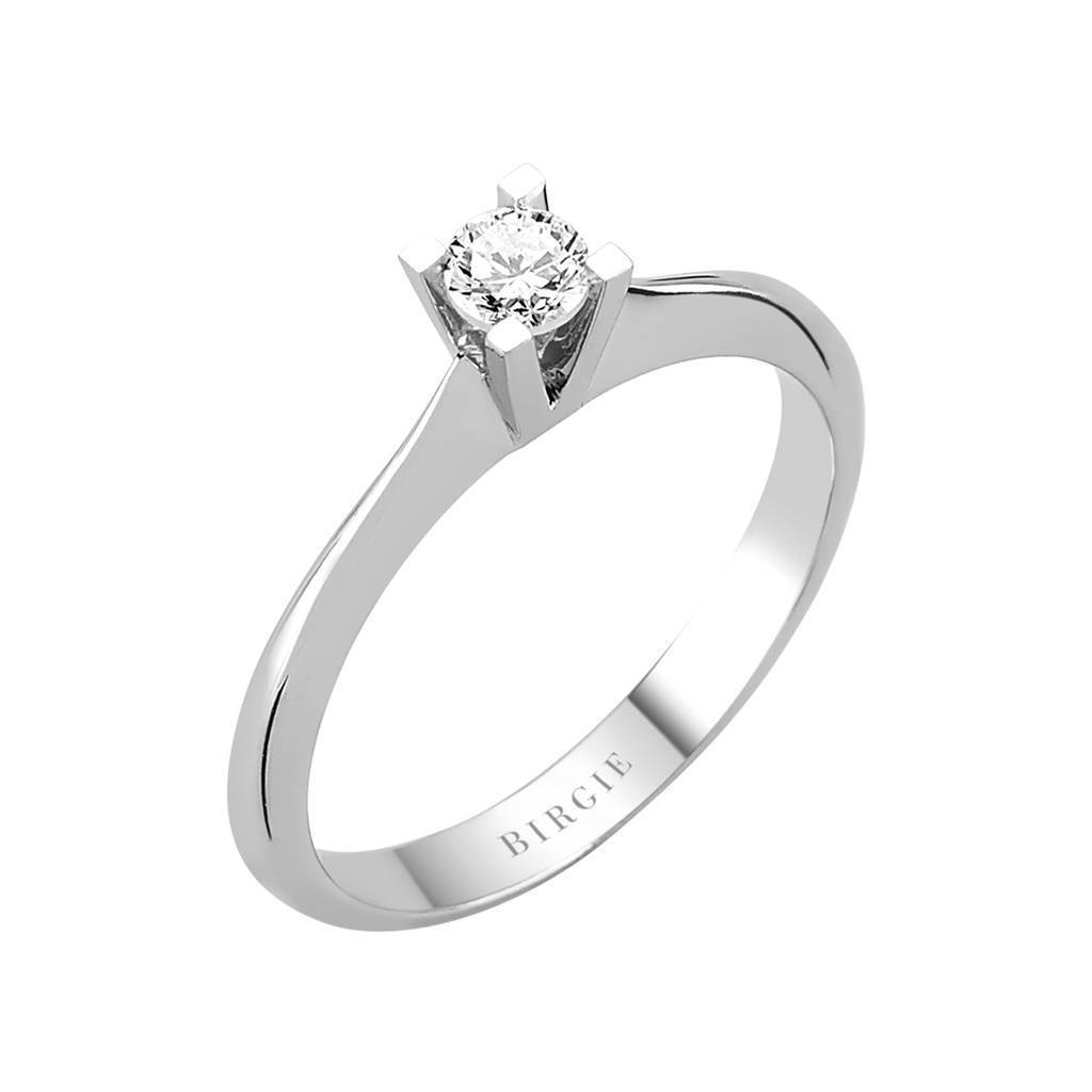 Bague solitaire diamant 0,25 carat