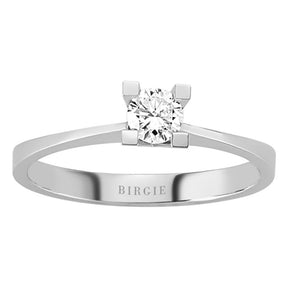 Bague solitaire diamant 0,23 carat