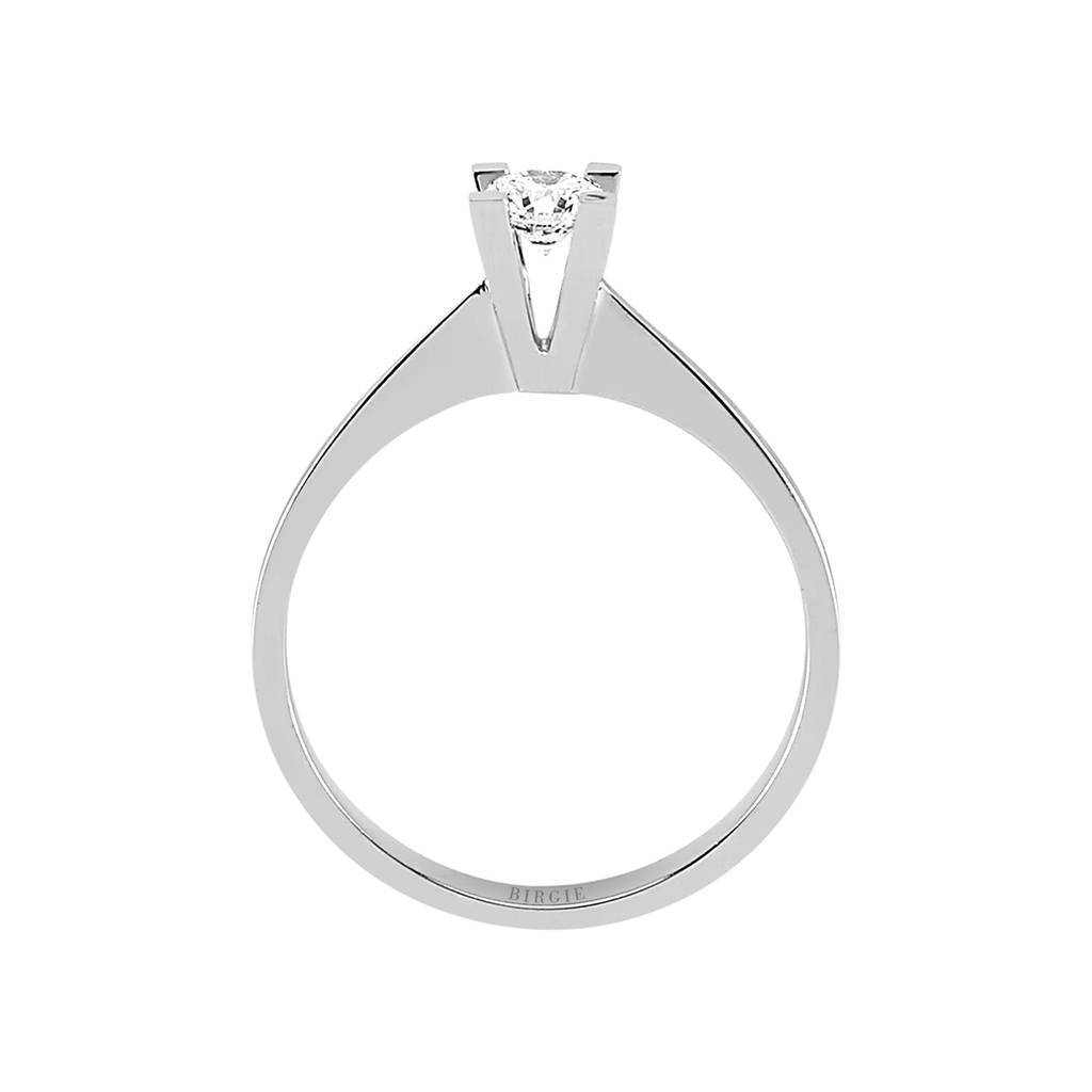 Bague solitaire diamant 0,23 carat