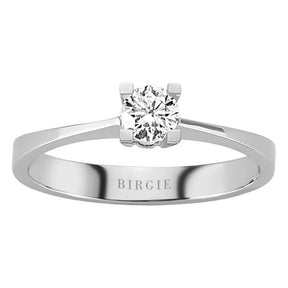 Bague solitaire diamant 0,23 carat