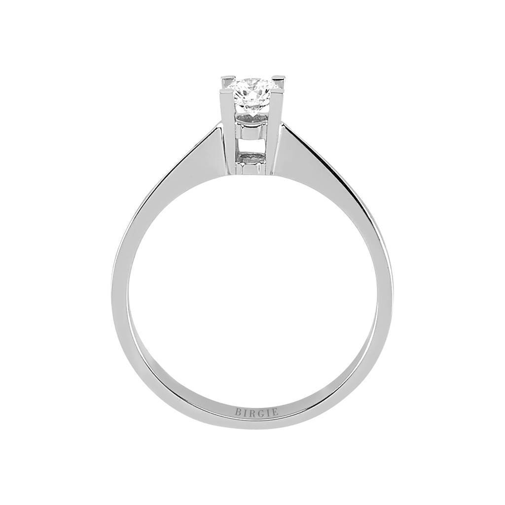 Bague solitaire diamant 0,23 carat