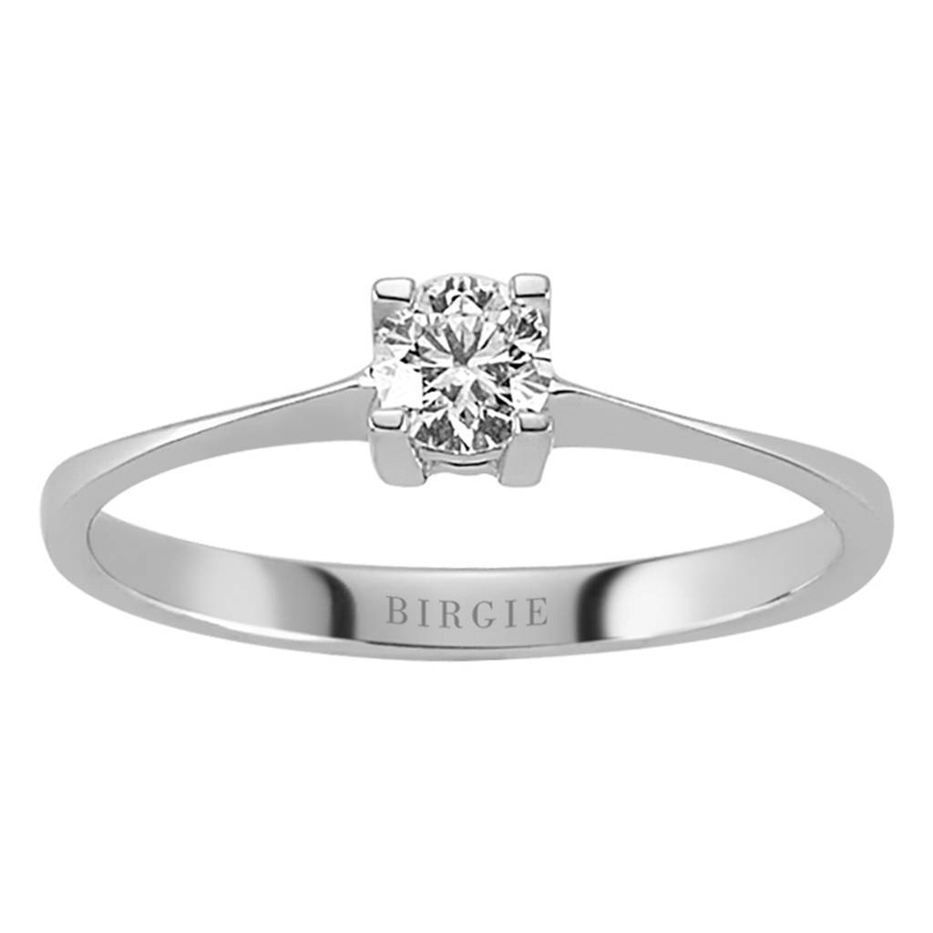 Bague solitaire diamant 0,25 carat