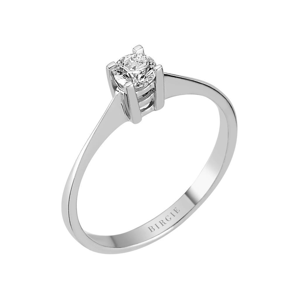 Bague solitaire diamant 0,25 carat