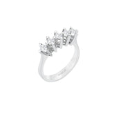 0.58 Carat Diamond 5 Stone Engagement Ring