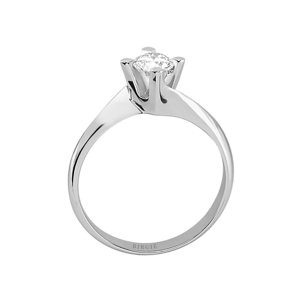 Bague solitaire diamant 0,41 carat