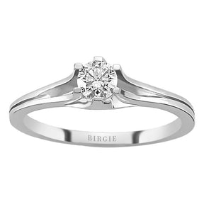 Bague solitaire diamant 0,32 carat