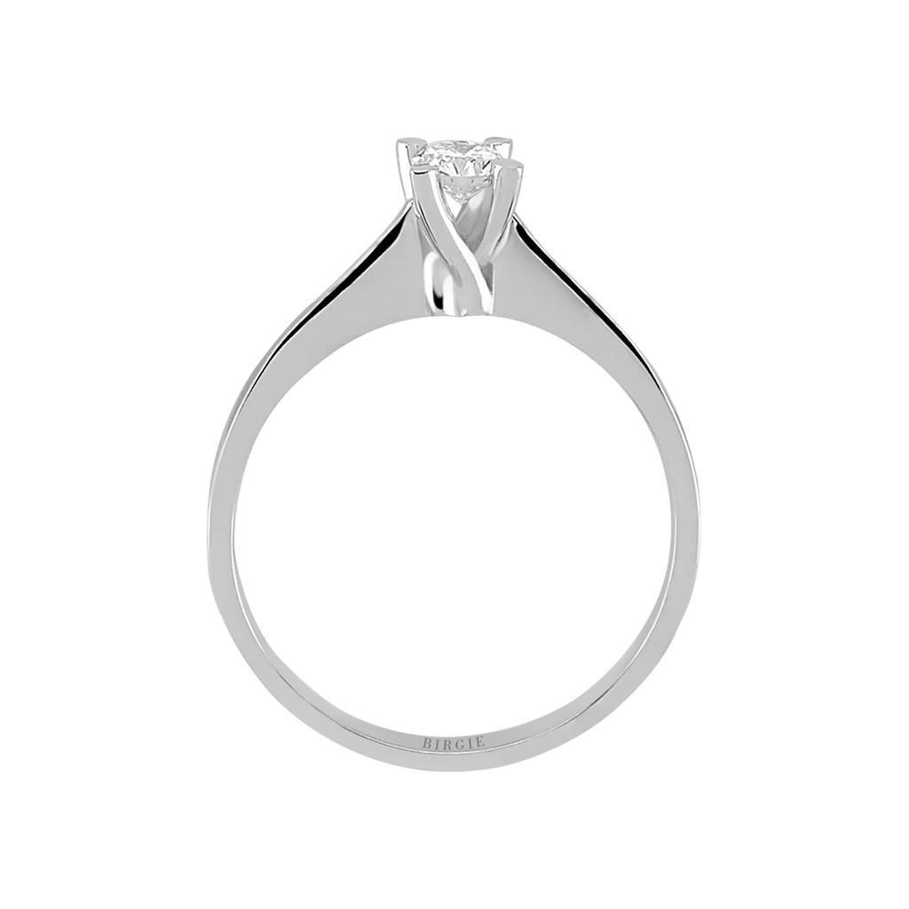 Bague solitaire diamant 0,22 carat