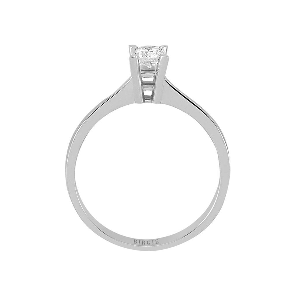 Bague solitaire diamant 0,23 carat