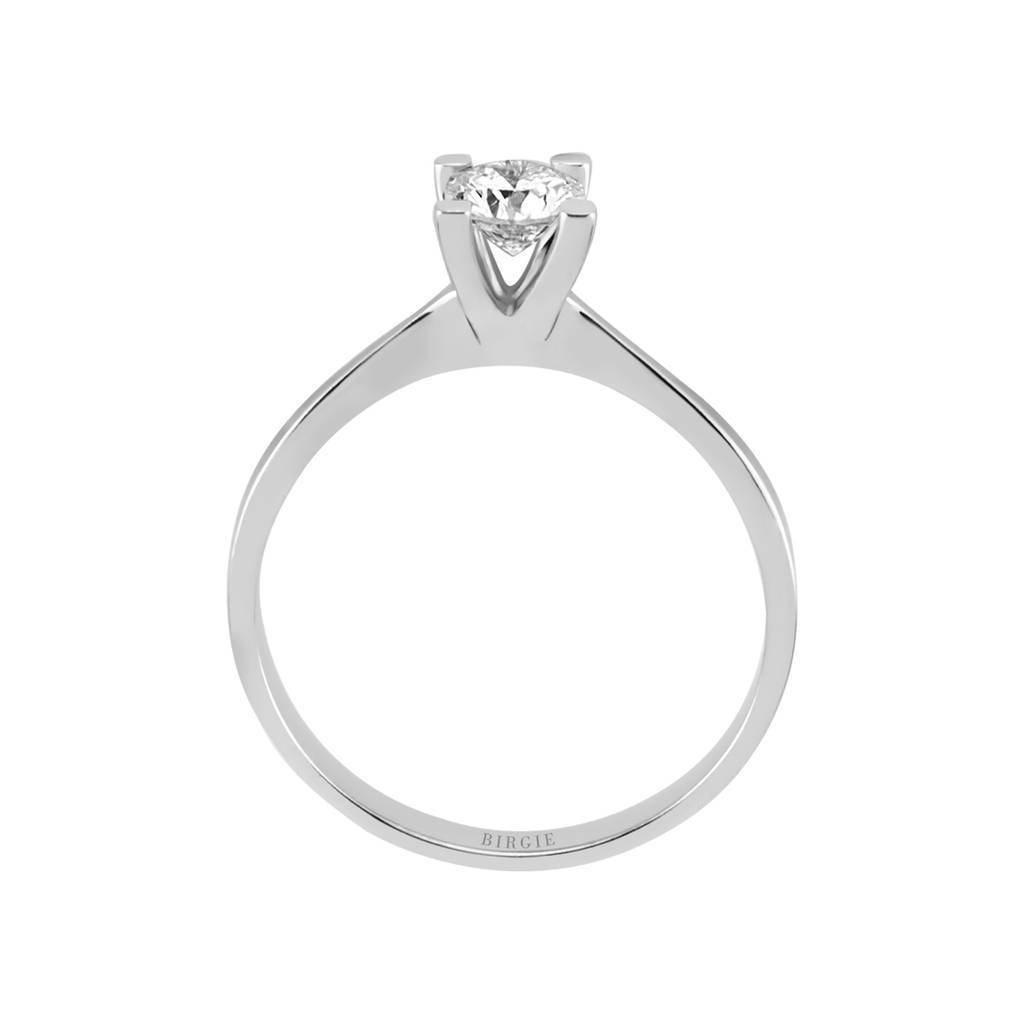 Bague solitaire diamant 0,42 carat