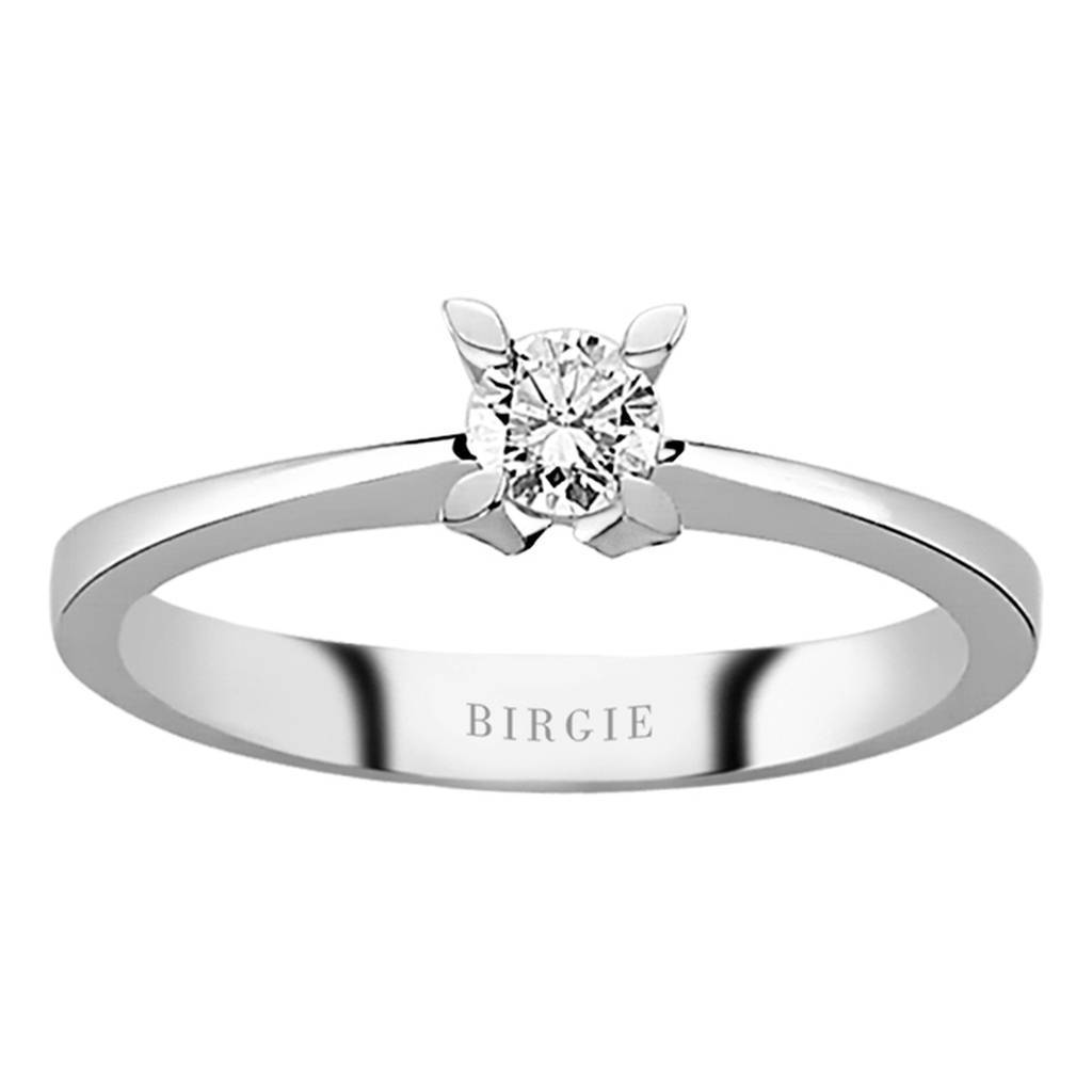 Bague solitaire diamant 0,20 carat