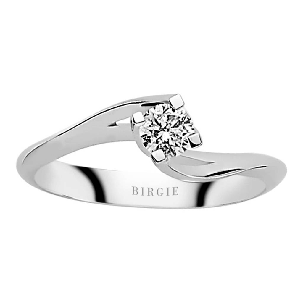 Bague solitaire diamant 0,25 carat