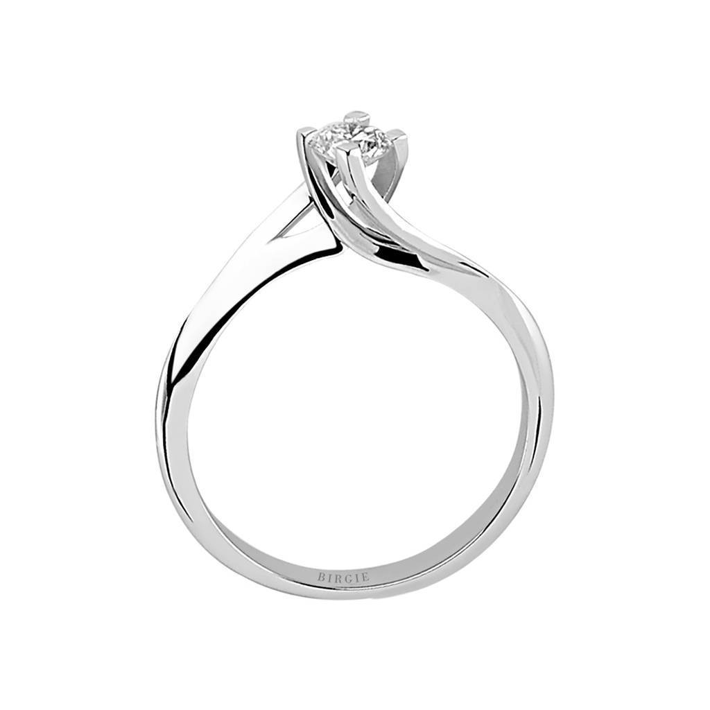 Bague solitaire diamant 0,25 carat