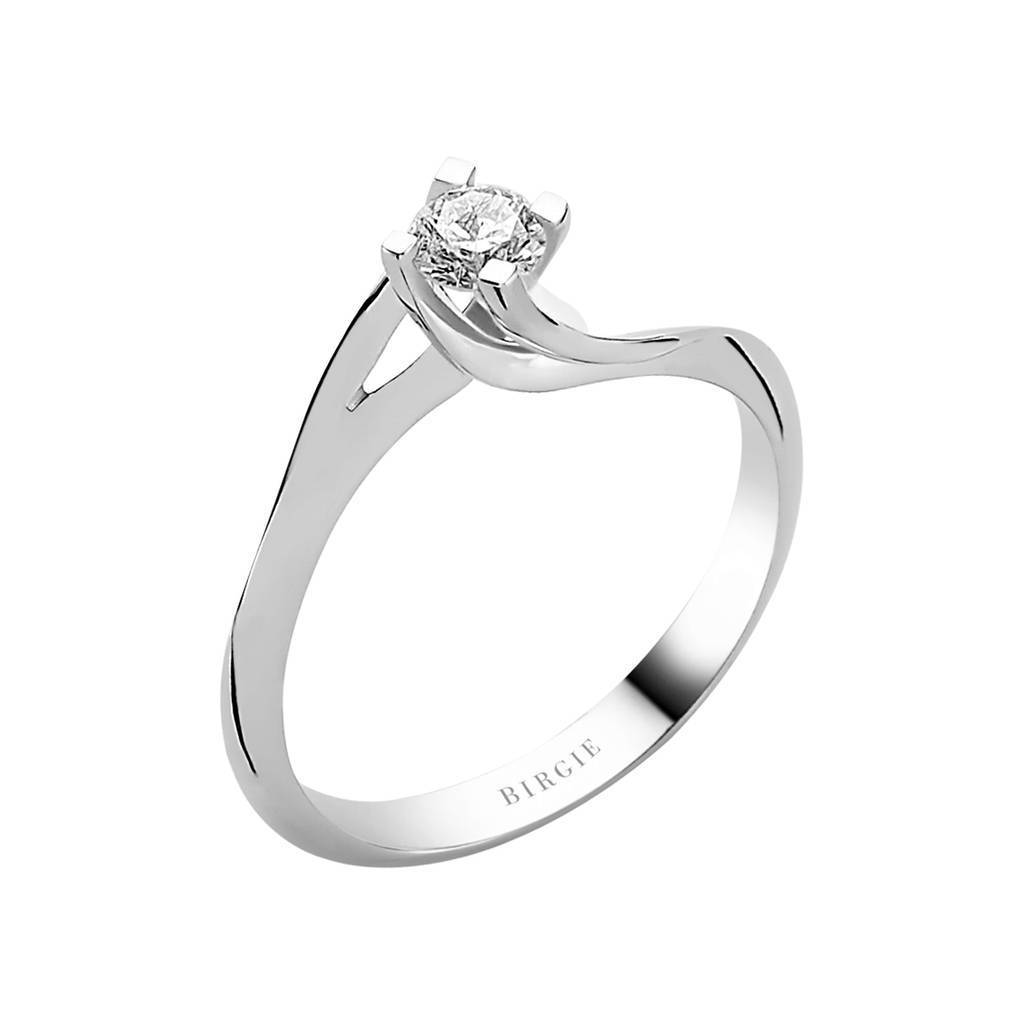 Bague solitaire diamant 0,25 carat