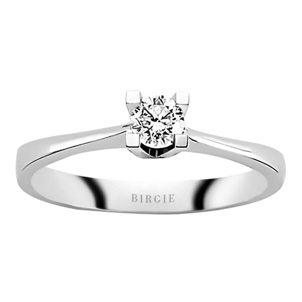 Bague solitaire diamant 0,25 carat