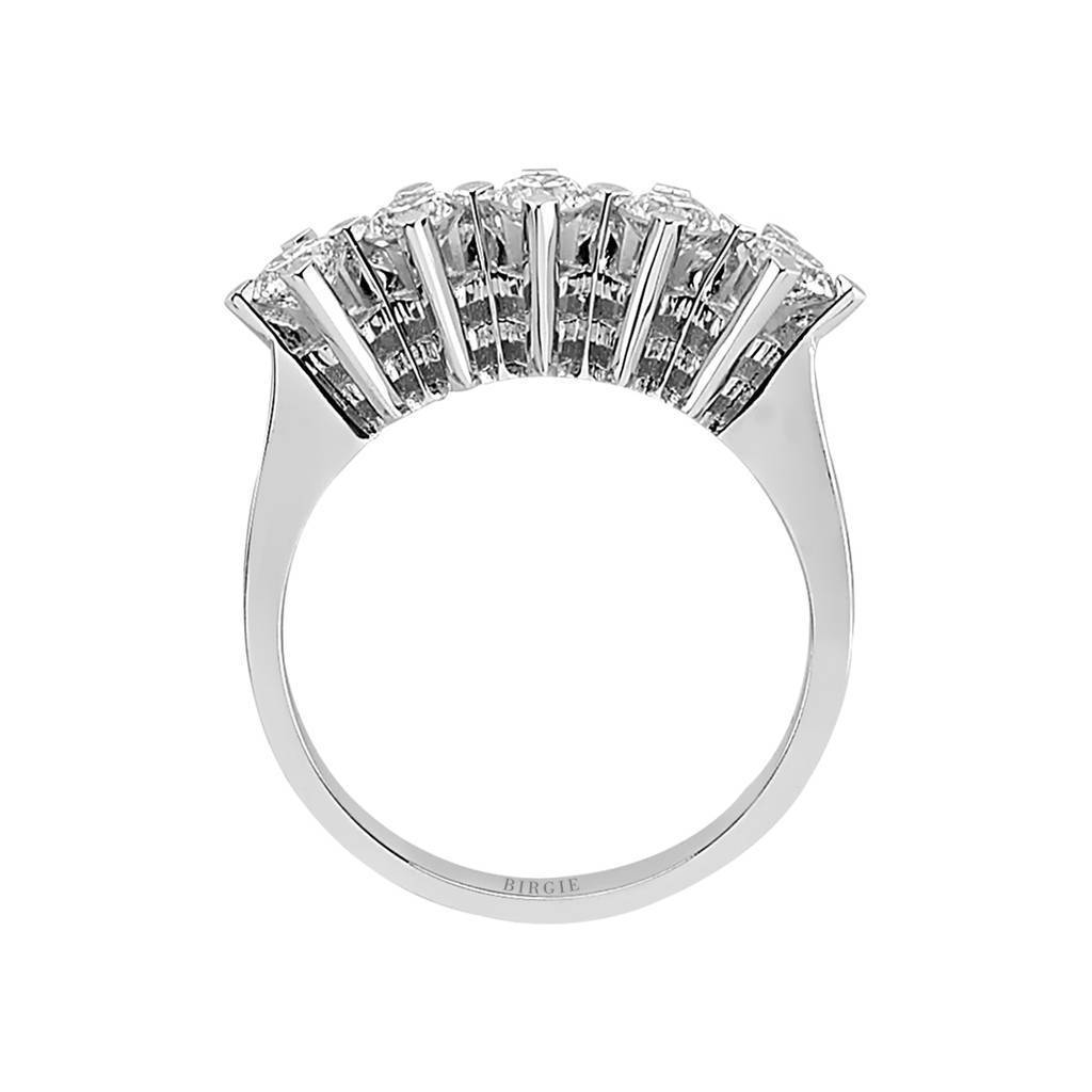 Bague de fiançailles 5 pierres diamant 0,91 carat