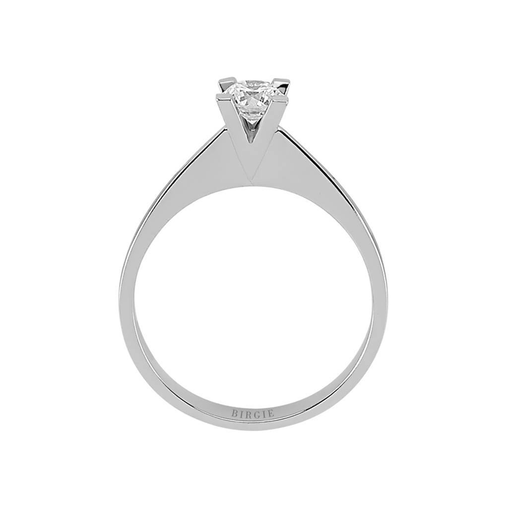 Bague solitaire diamant 0,41 carat