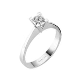 Bague solitaire diamant 0,41 carat