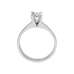 Bague solitaire diamant 0,22 carat