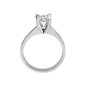 Bague solitaire diamant 0,42 carat