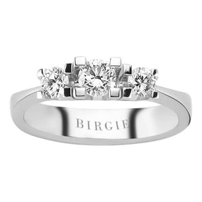 Bague Trilogie Diamant 0,61 Carat