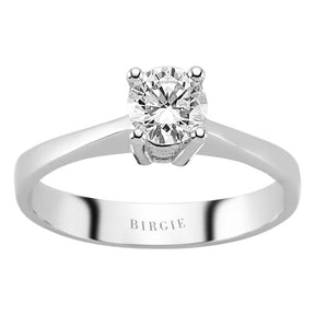 Bague solitaire diamant 0,53 carat