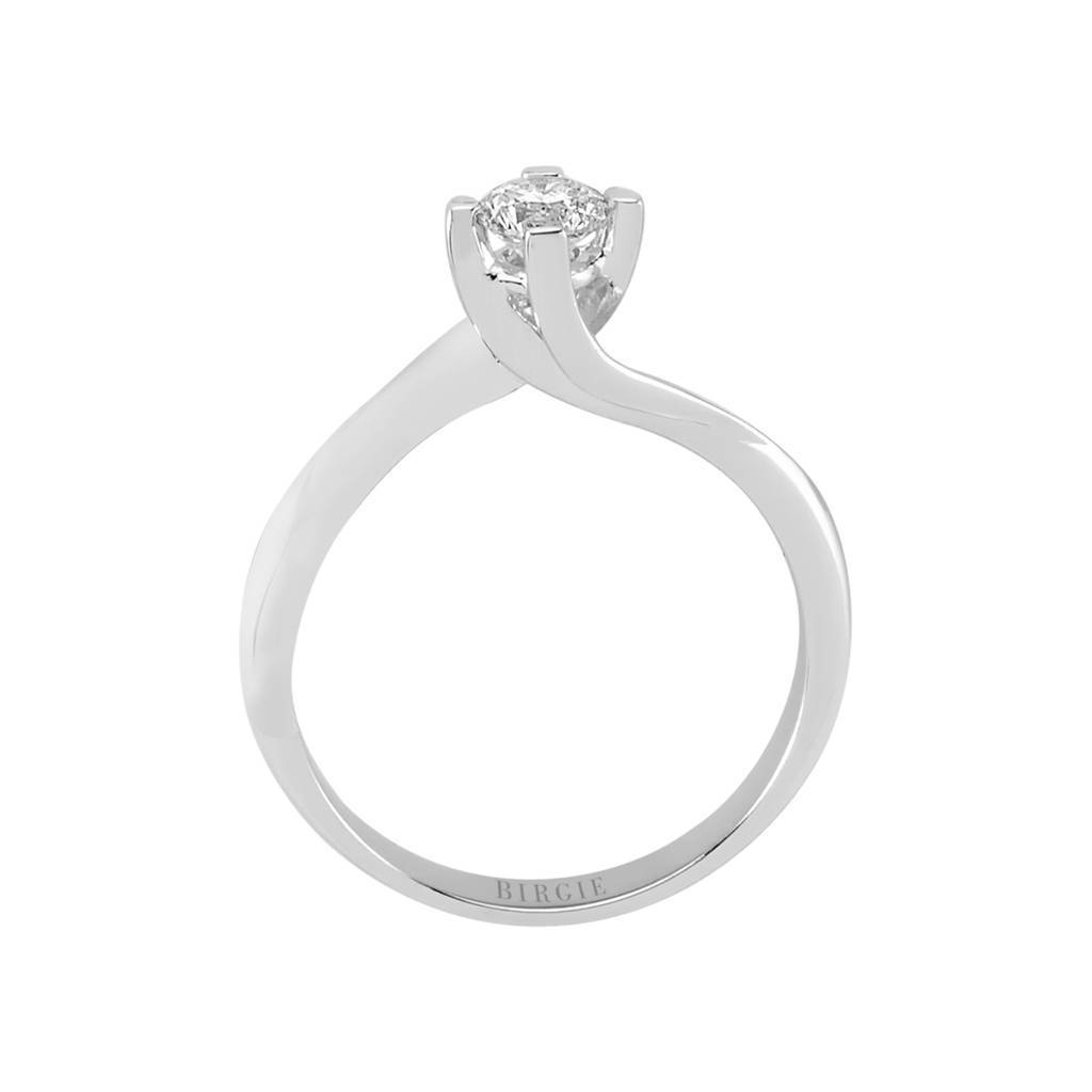 Bague solitaire diamant 0,35 carat