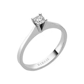 Bague solitaire diamant 0,23 carat