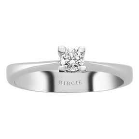 Bague solitaire diamant 0,23 carat