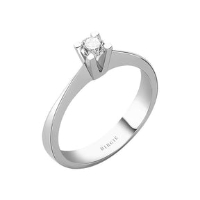 Bague solitaire diamant 0,23 carat