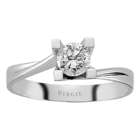 Bague solitaire diamant 0,53 carat