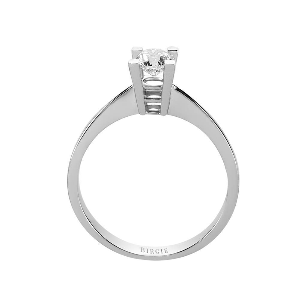 Bague solitaire diamant couleur D 0,46 carat