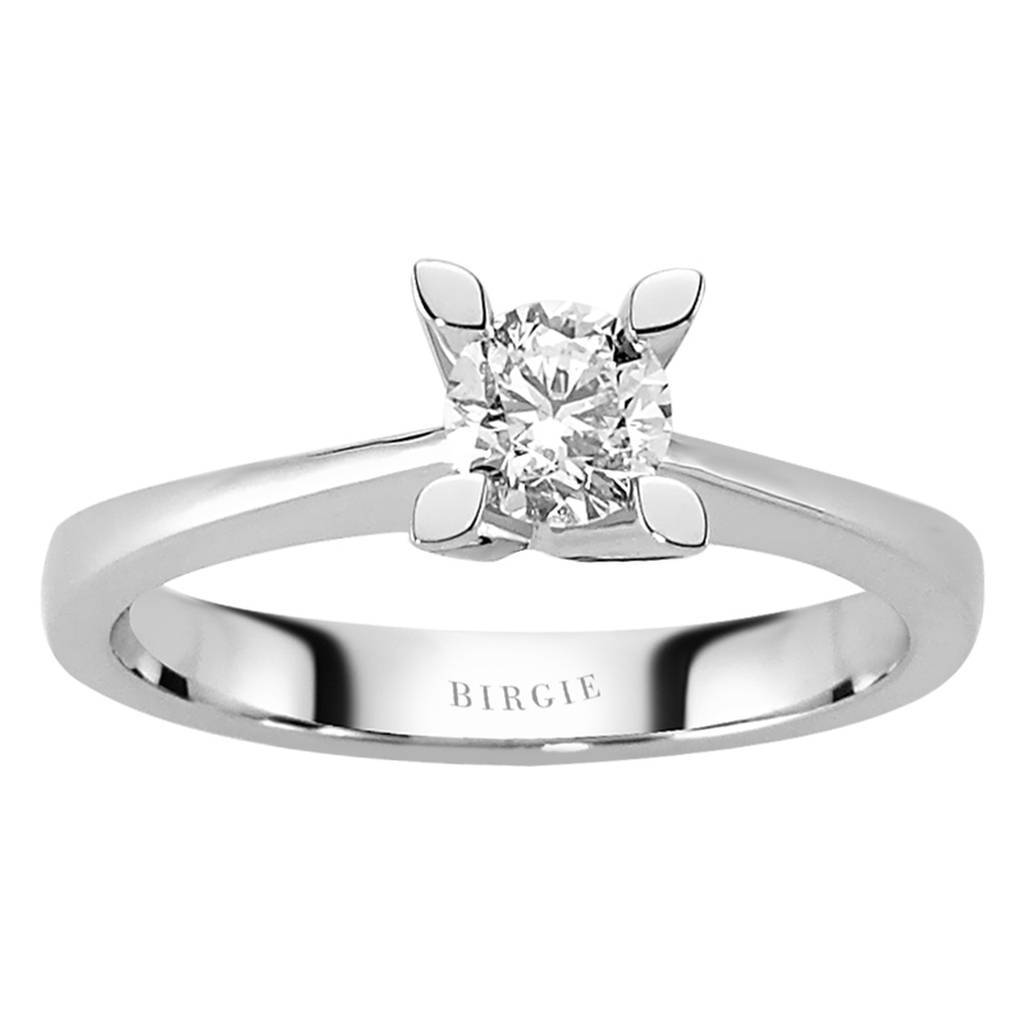 Bague solitaire diamant 0,45 carat