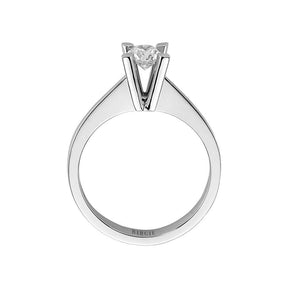 Bague solitaire diamant 0,45 carat