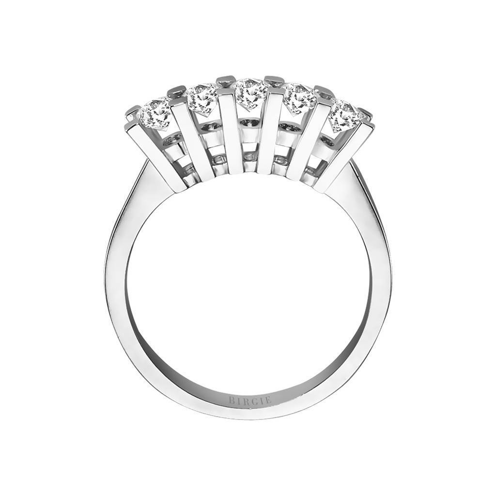 G Renk 0.84 Carat Diamond 5 Stone Engagement Ring