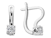 0,62 Carat Diamant Solitaire Ohrstecker