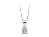 0.23 Carat Diamond Solitaire Necklace