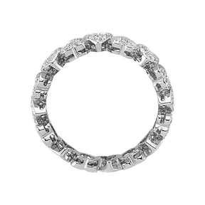 0.38 Carat Diamond Heart Eternity Wedding Ring