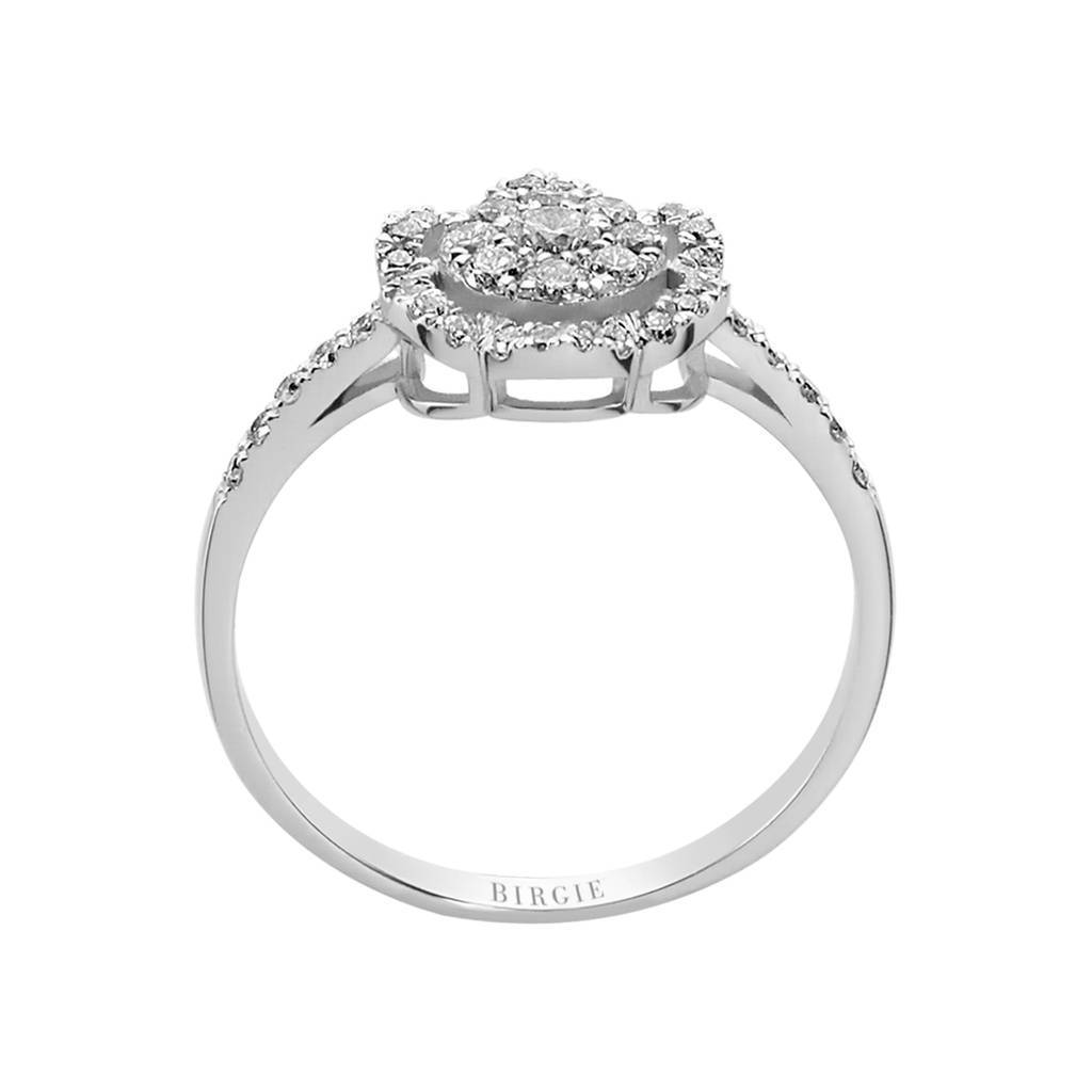 Flower Design Diamond Ring