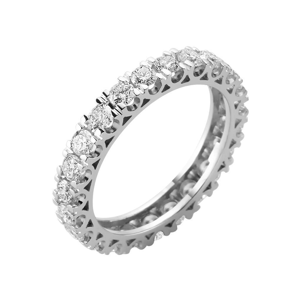 1.71 Carat Diamond Eternity Wedding Ring