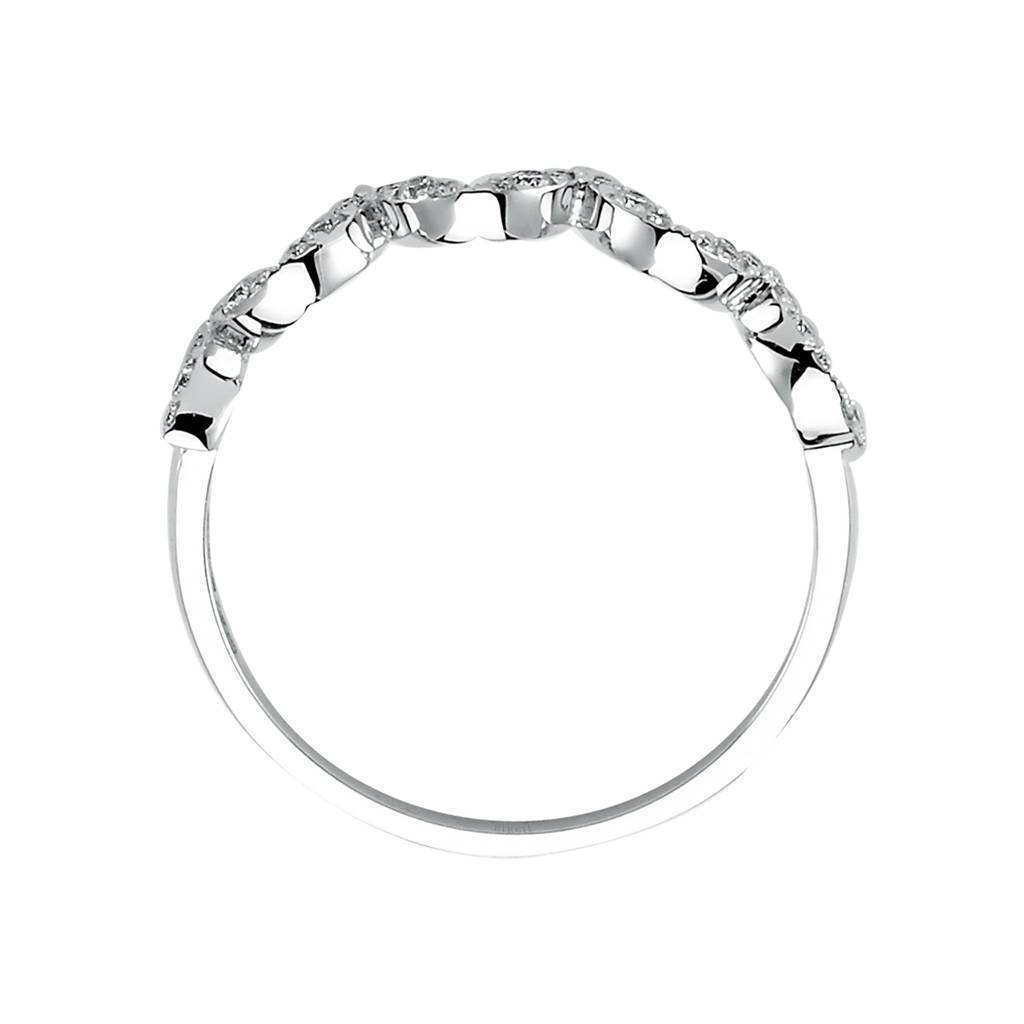 Wavy Design Diamond Ring