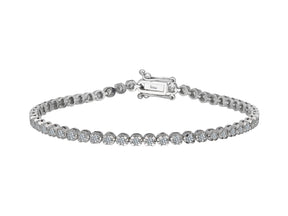 1,80 Gesamtkarat Diamant Tennis Armband