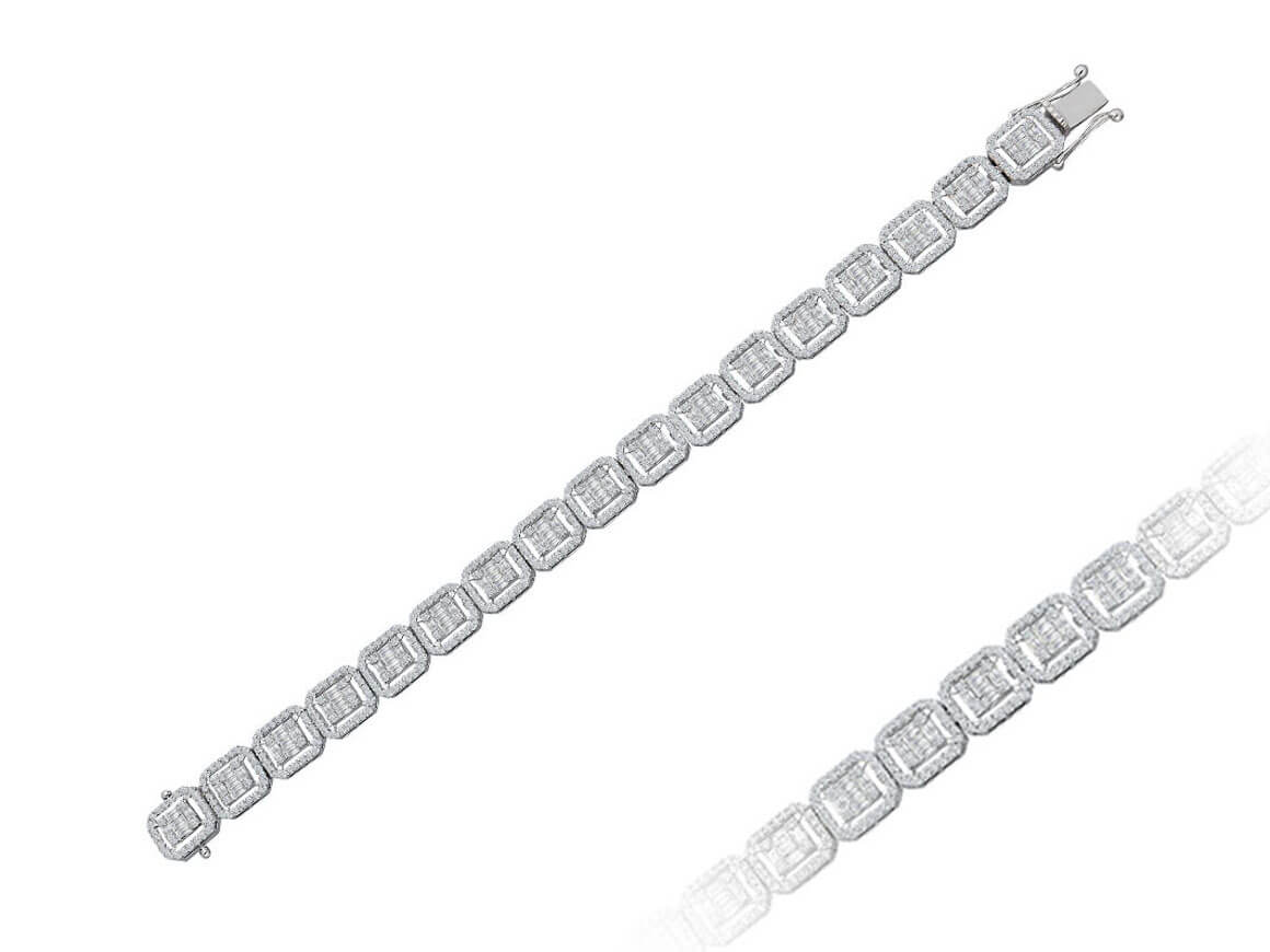 Baguette Diamant Armband